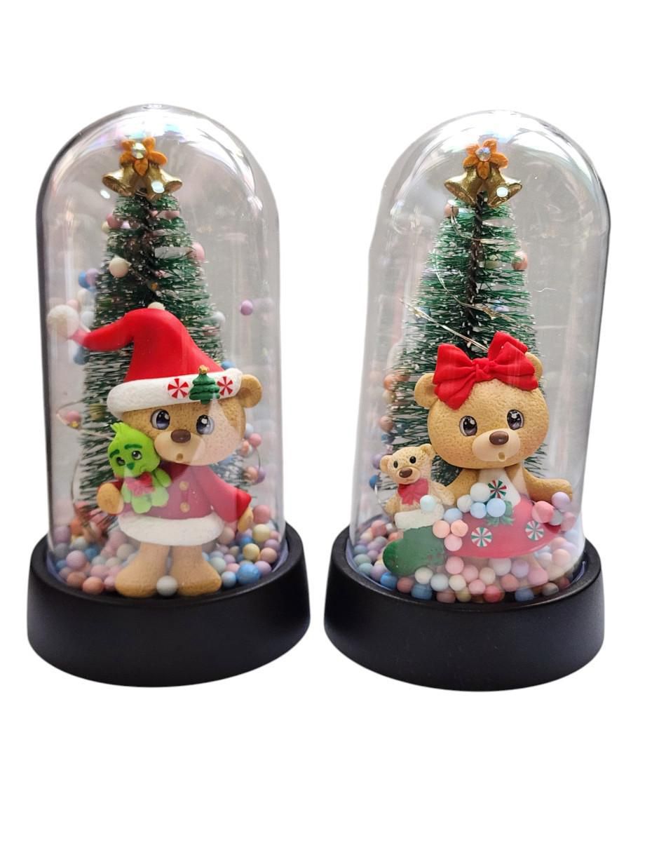 Set figuras decorativas navideñas Osos 4