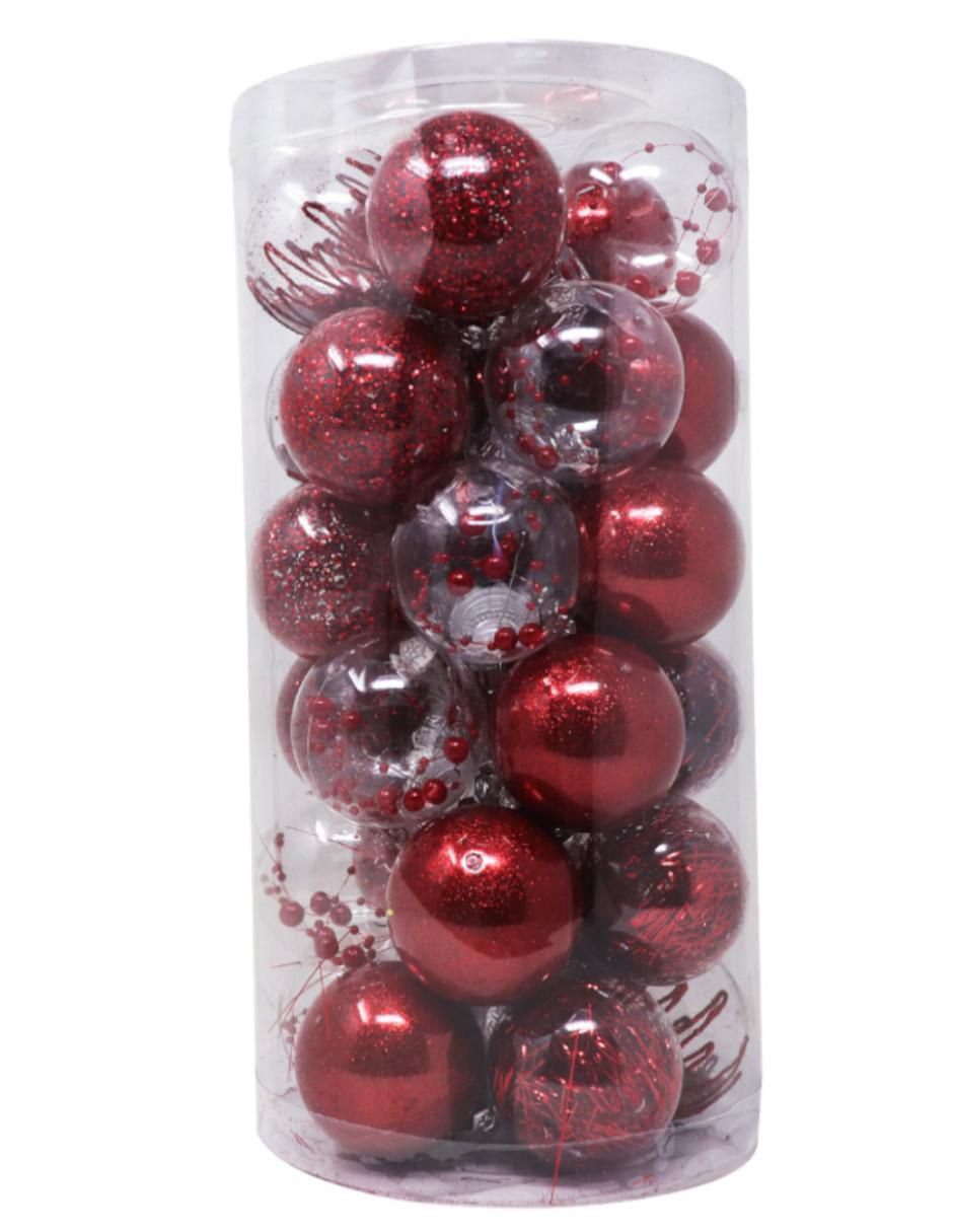 Set de esfera navideña con 30 piezas