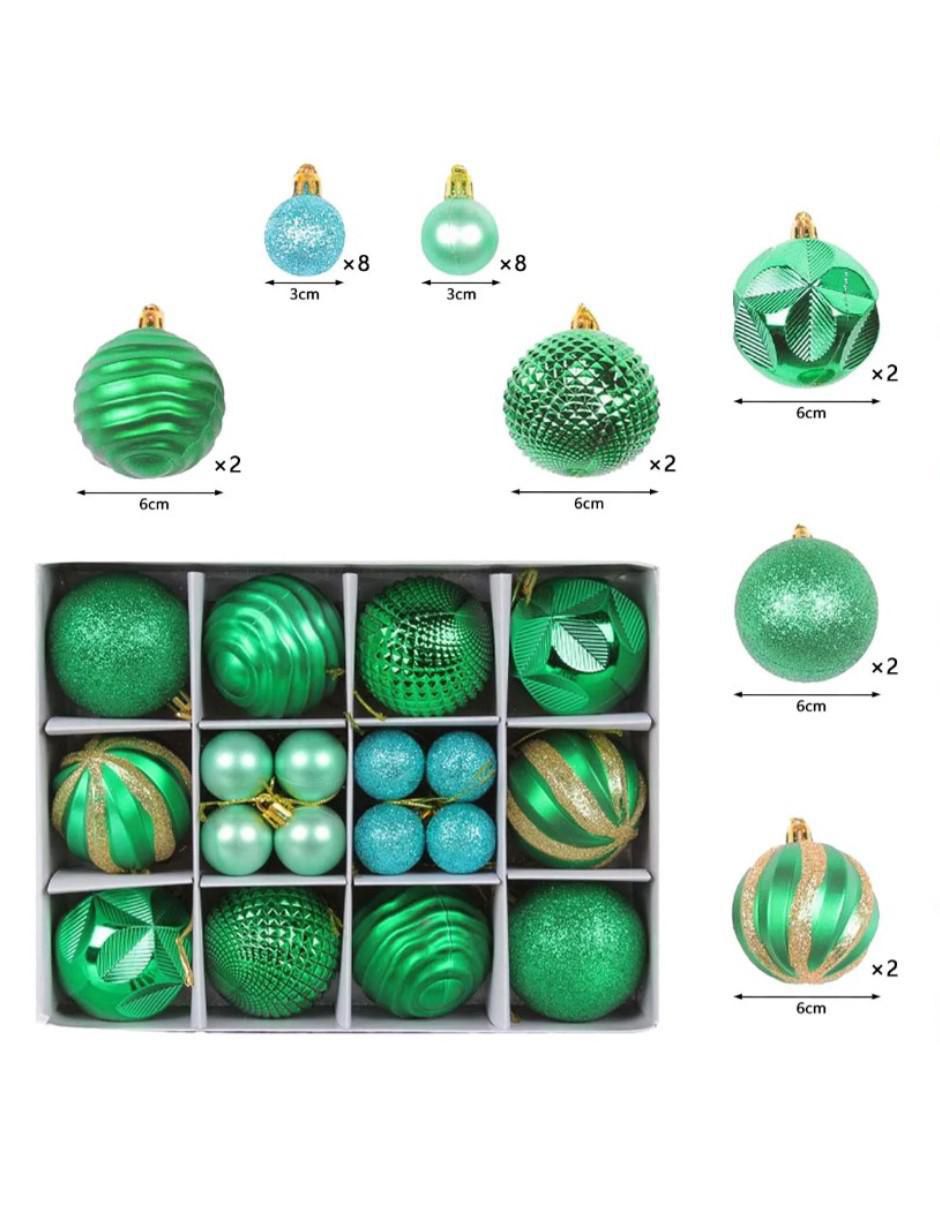 Set de esfera navideña no aplica "con" 24 "piezas" 5