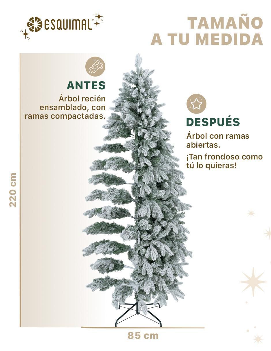 Árbol de navidad Tipo Lápiz Nevado Canadiense 6