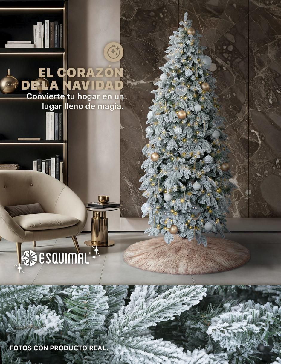 Árbol de navidad Tipo Lápiz Nevado Canadiense 3
