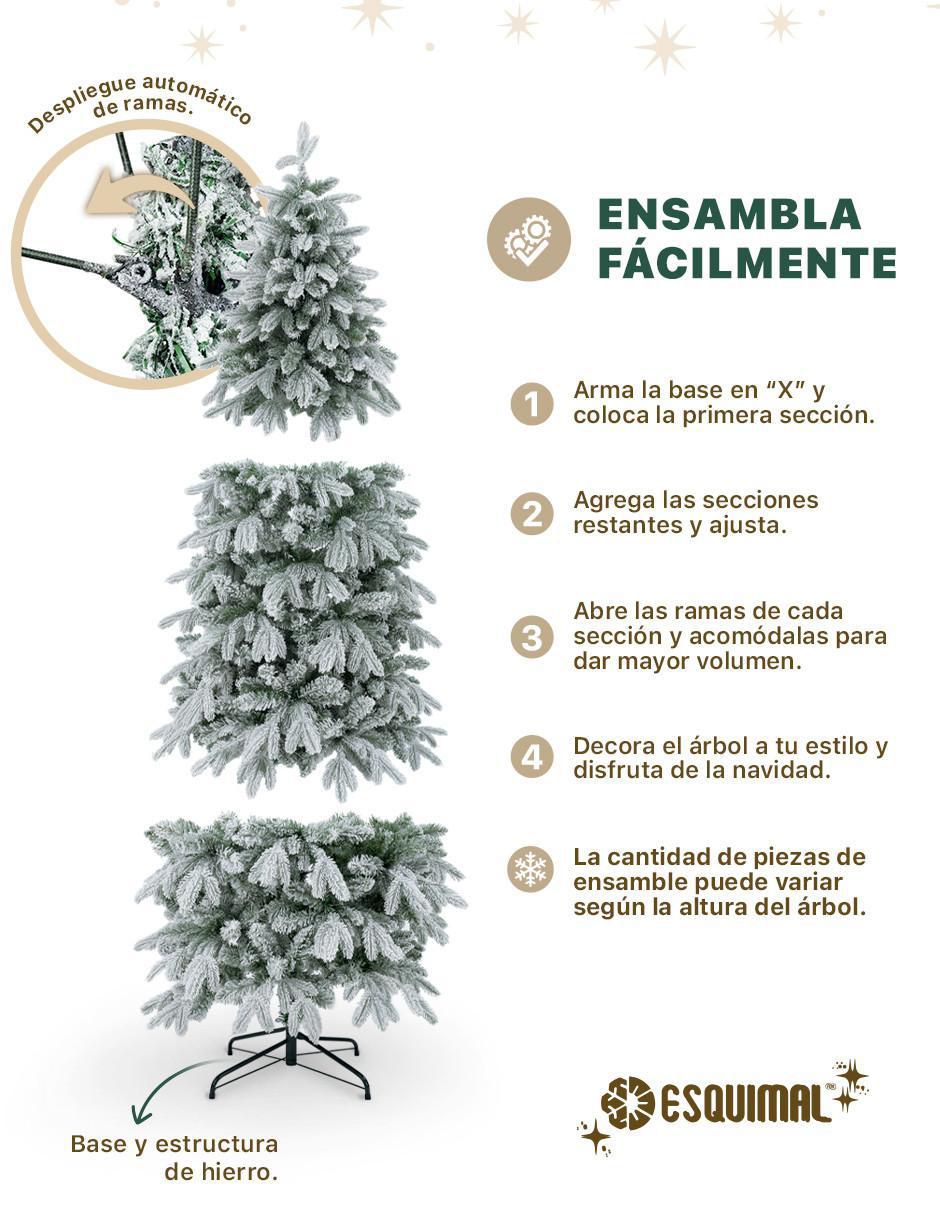 Árbol de navidad Tipo Lápiz Nevado Canadiense 4