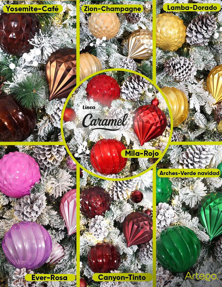 Set de esfera navideña Caramel con 6 piezas 5