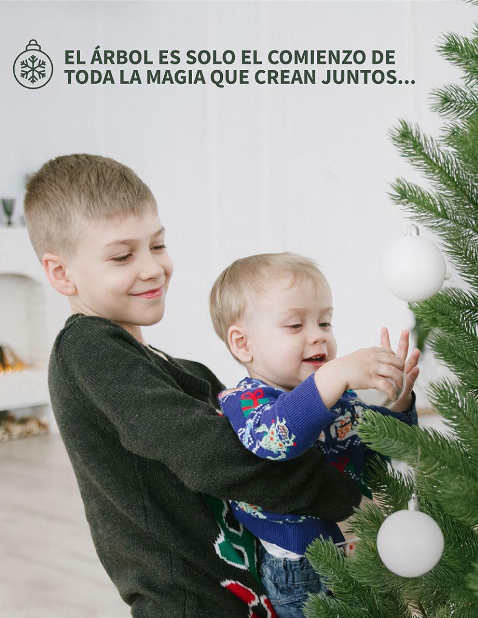 Árbol de navidad No aplica de PVC con Sin luces 4