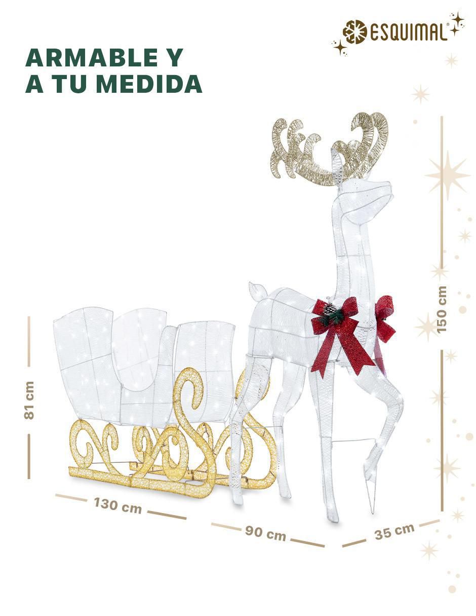 Figura decorativa navideña Iluminados Para Exterior 7