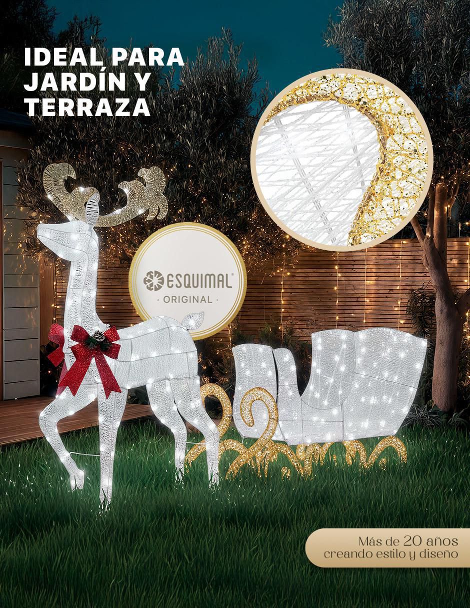 Figura decorativa navideña Iluminados Para Exterior 6
