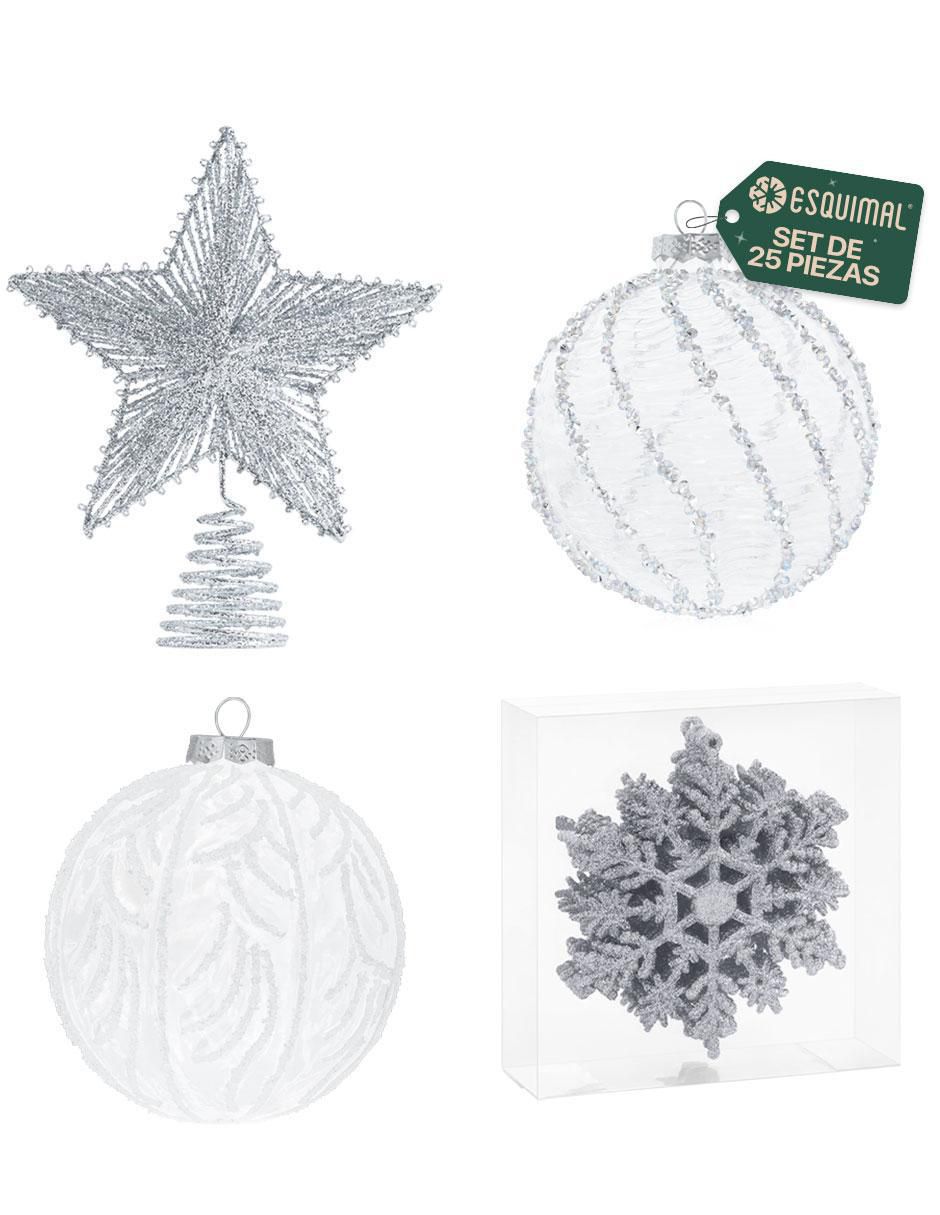 Set de ornamentos diferentes diseños Set de ornamentos diferentes diseños