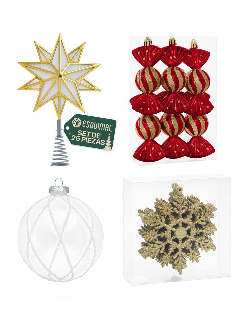 Set de ornamentos diferentes diseños Set de ornamentos diferentes diseños
