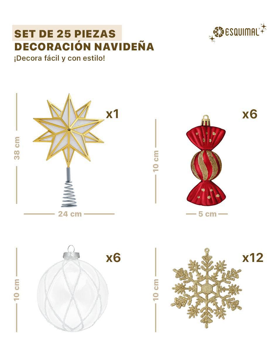 Set de ornamentos diferentes diseños 6