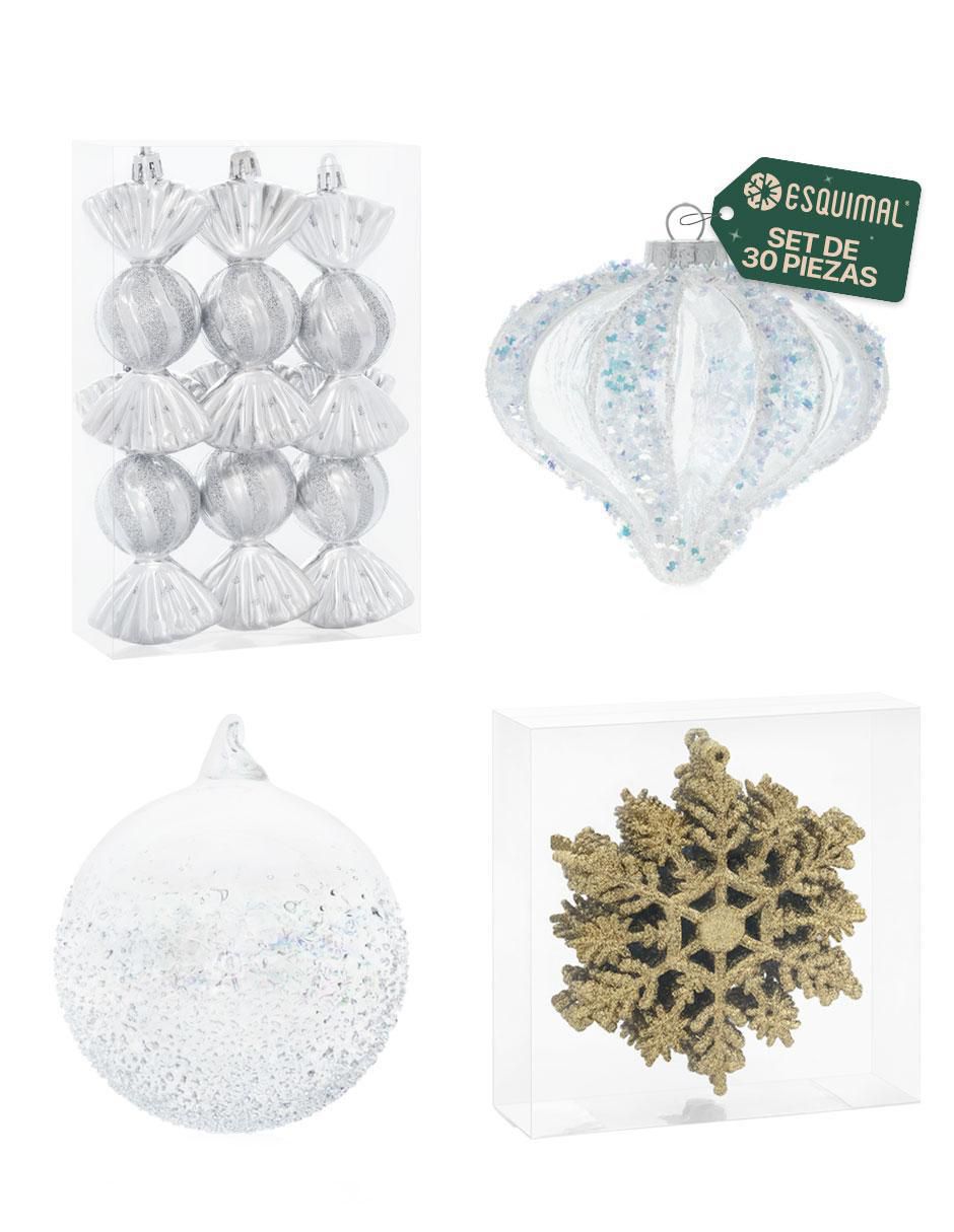 Set de ornamentos diferentes diseños Set de ornamentos diferentes diseños