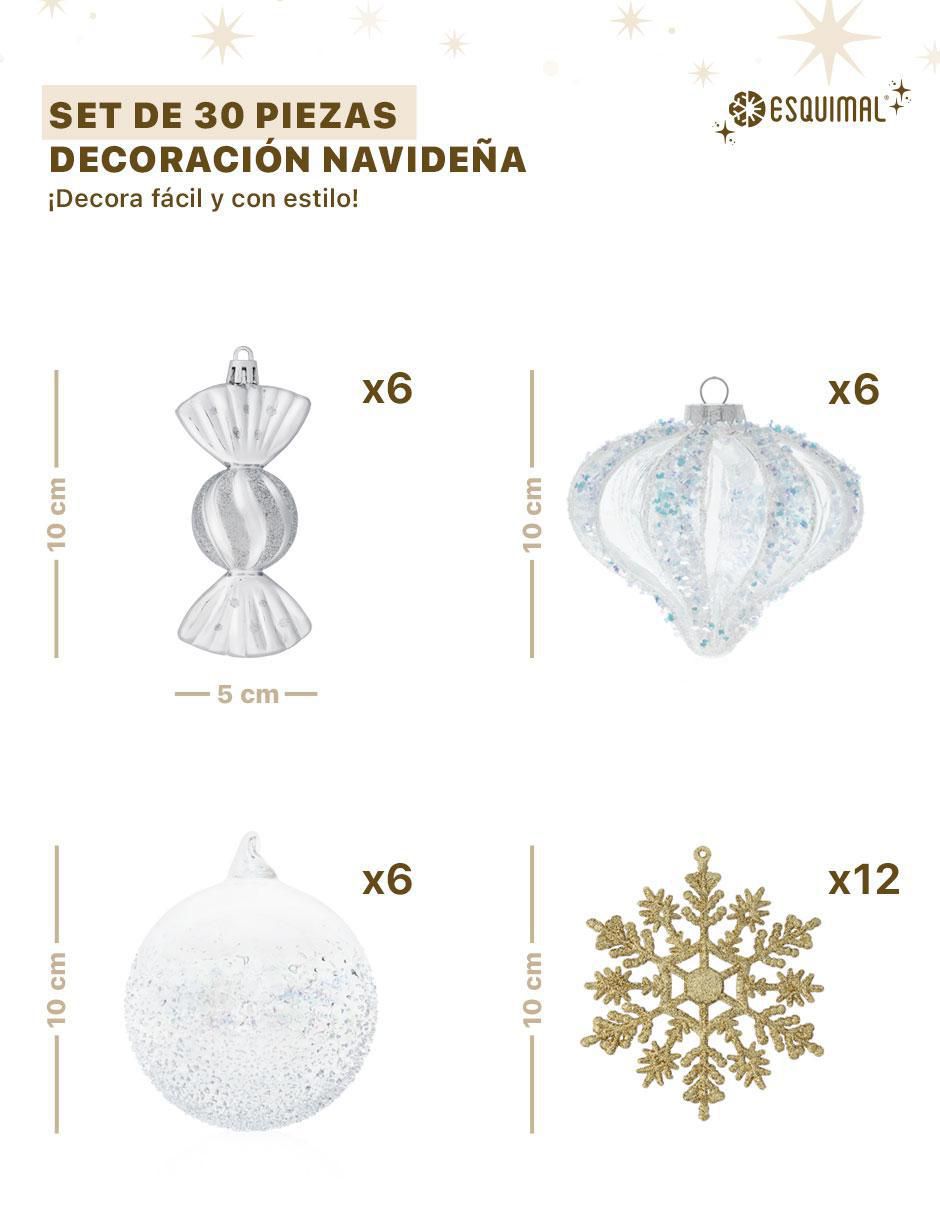 Set de ornamentos diferentes diseños 6