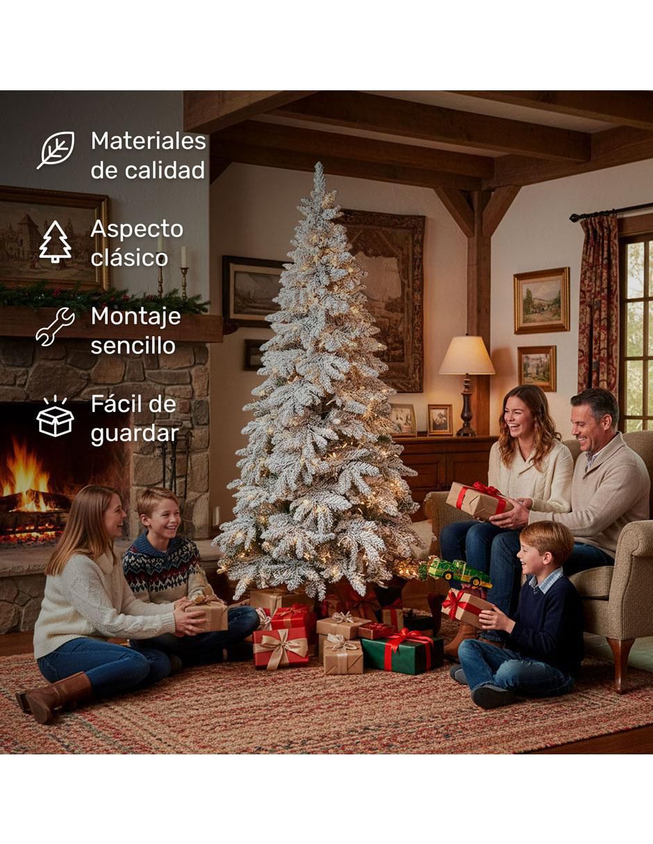 Árbol de navidad con 300 luces 2