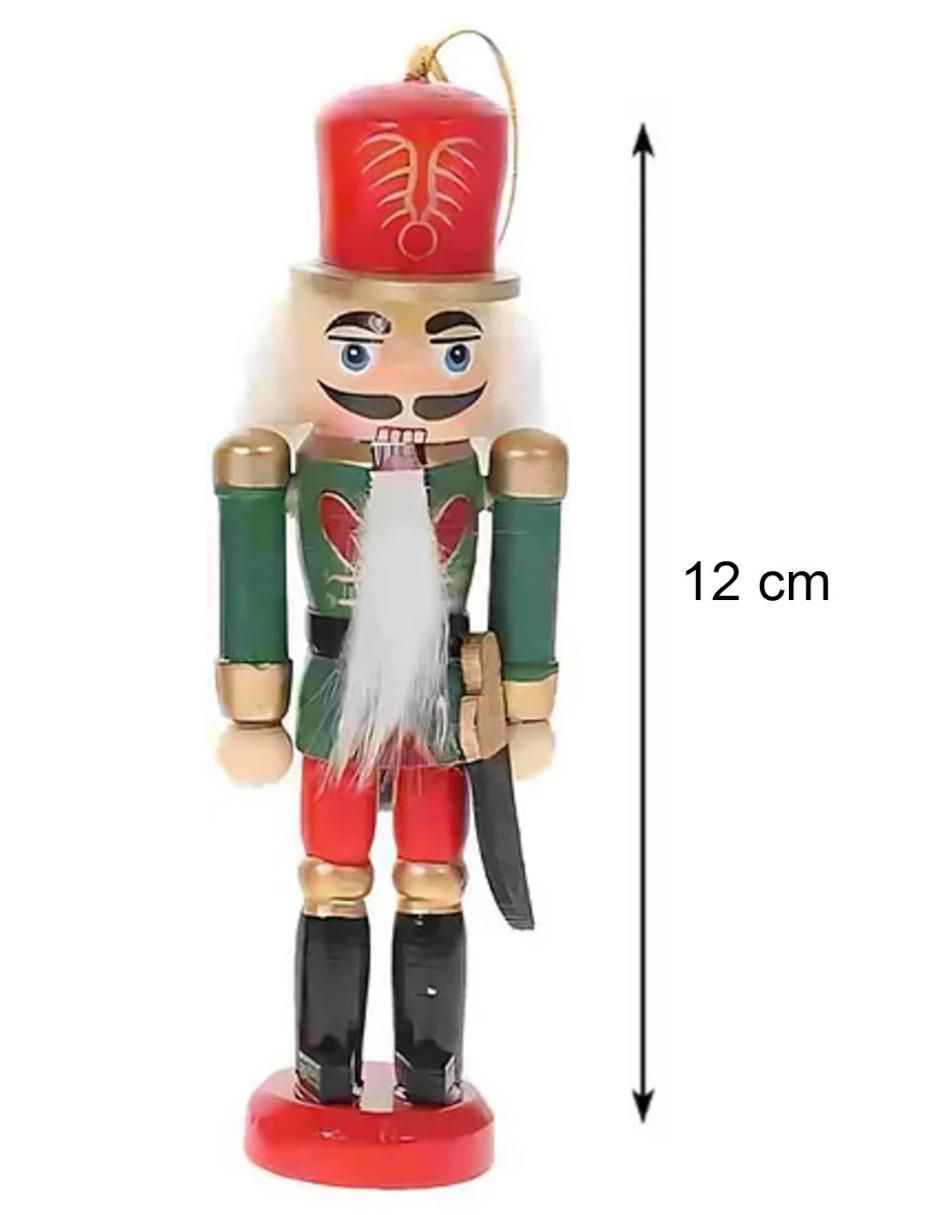 Set de figura decorativa de cascanueces de madera