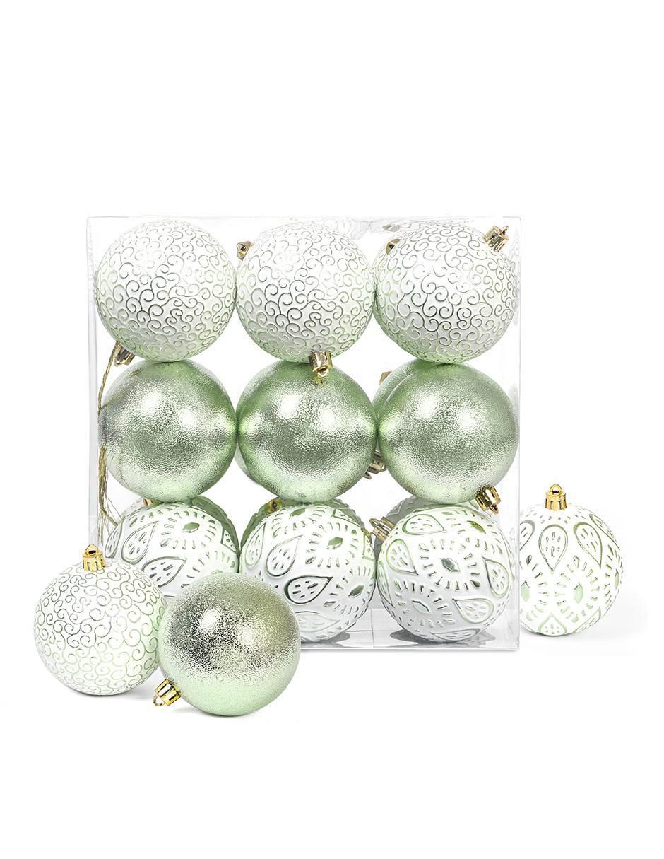 Set de esfera navideña con 18 piezas Set de esfera navideña con 18 piezas