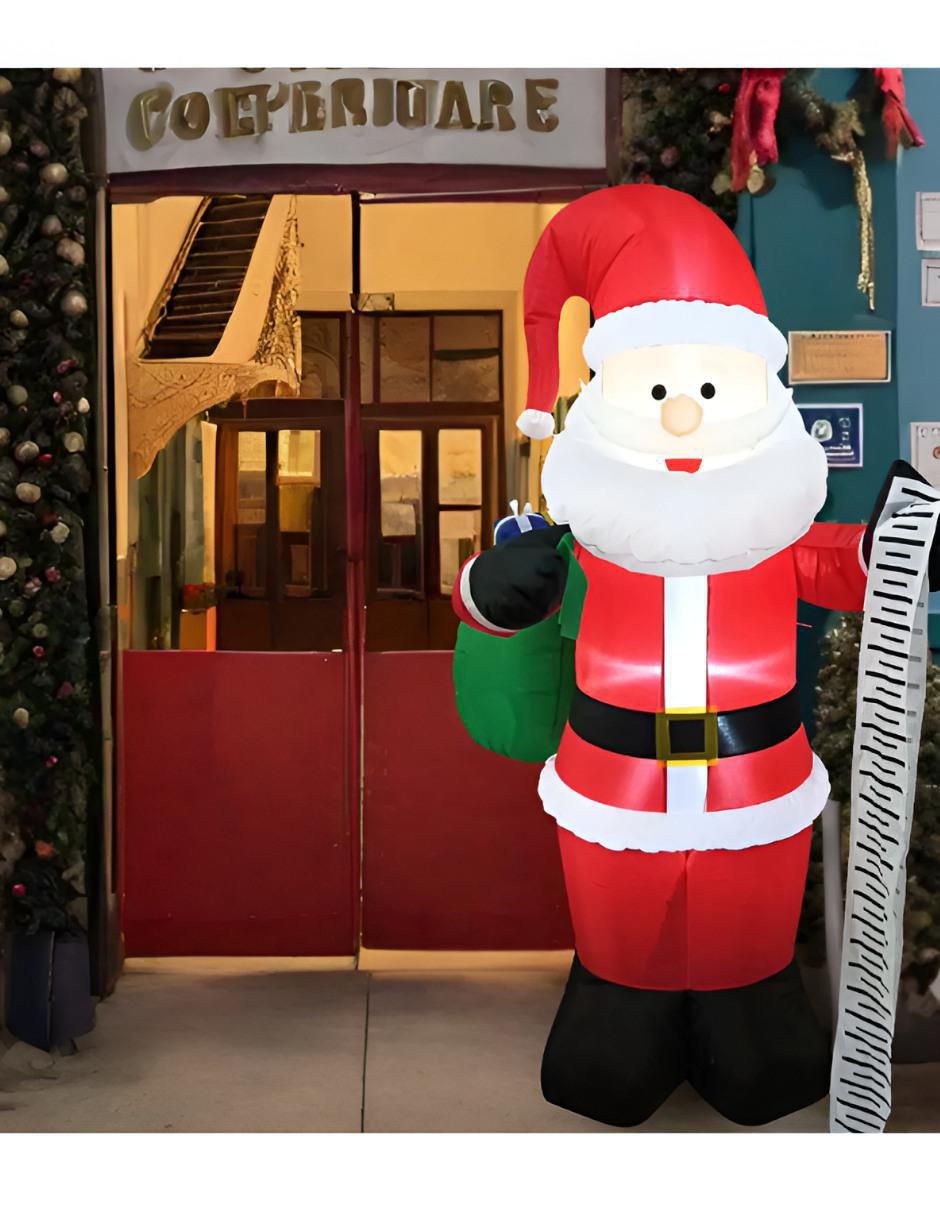 Inflable decorativo forma de Santa Claus Xtellar