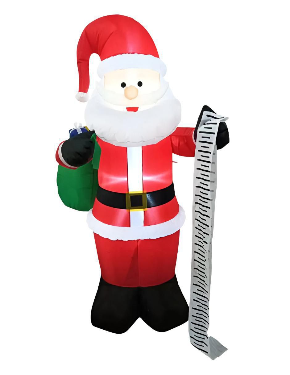 Inflable decorativo forma de Santa Claus Xtellar