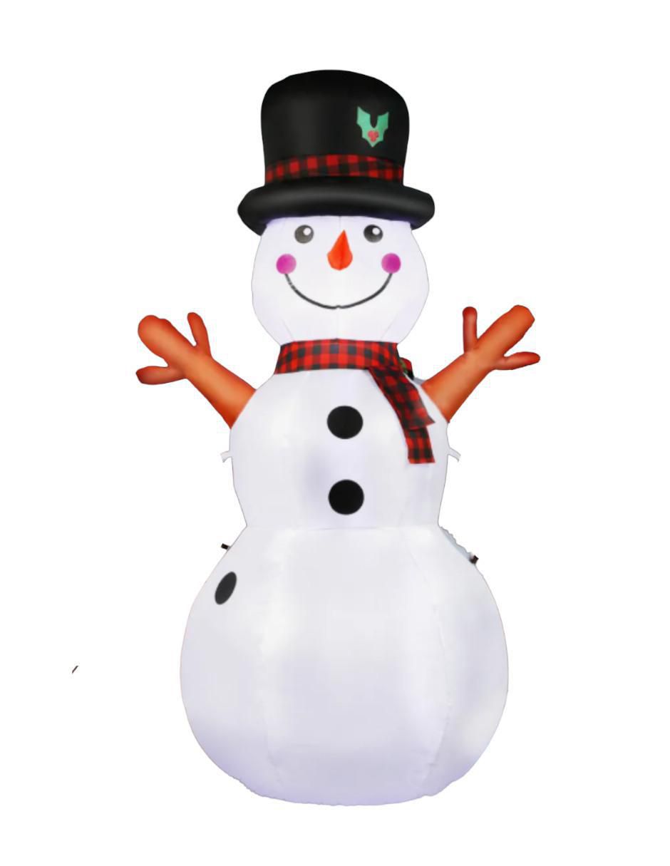 Inflable decorativo forma de muñeco de nieve Xtellar