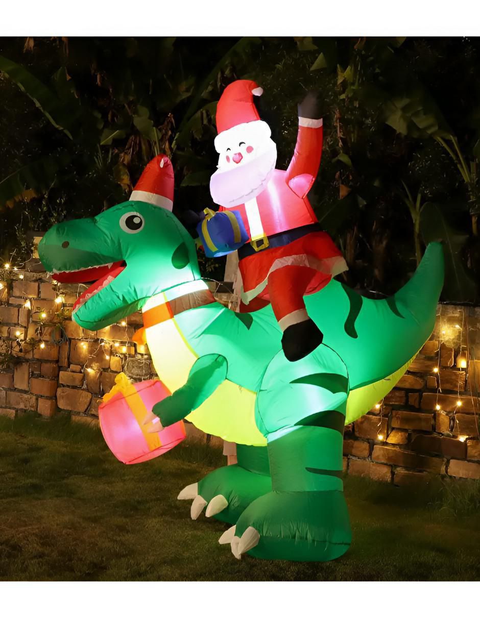 Inflable decorativo forma de Santa Claus