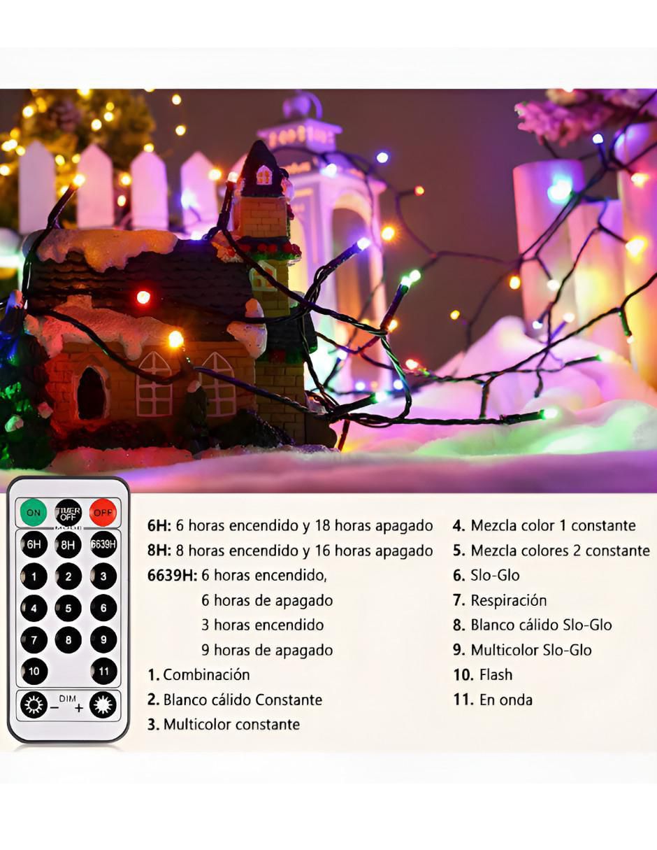 Serie LED Xtellar xtllar10832 con 200 focos