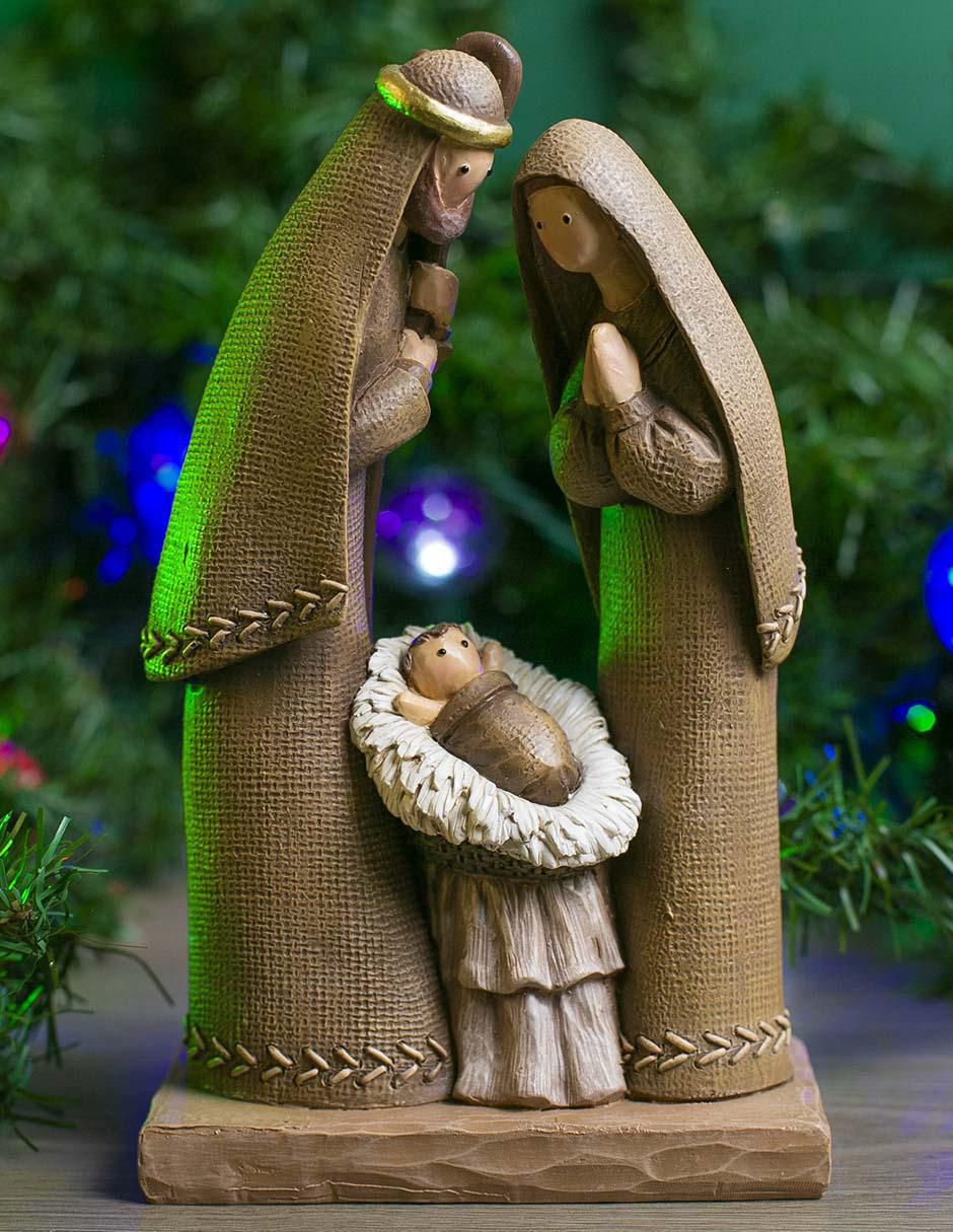 Figura decorativa navideña de resina 4