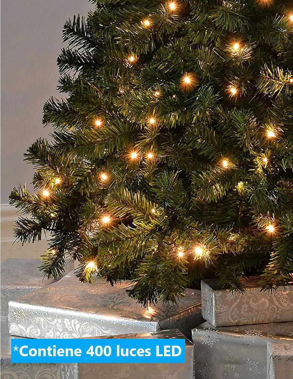 Árbol de navidad con 400 luces