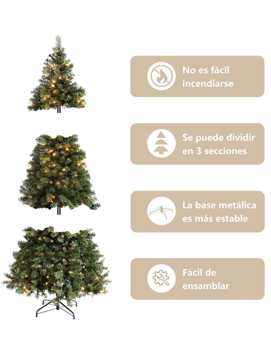 Árbol de navidad con 400 luces