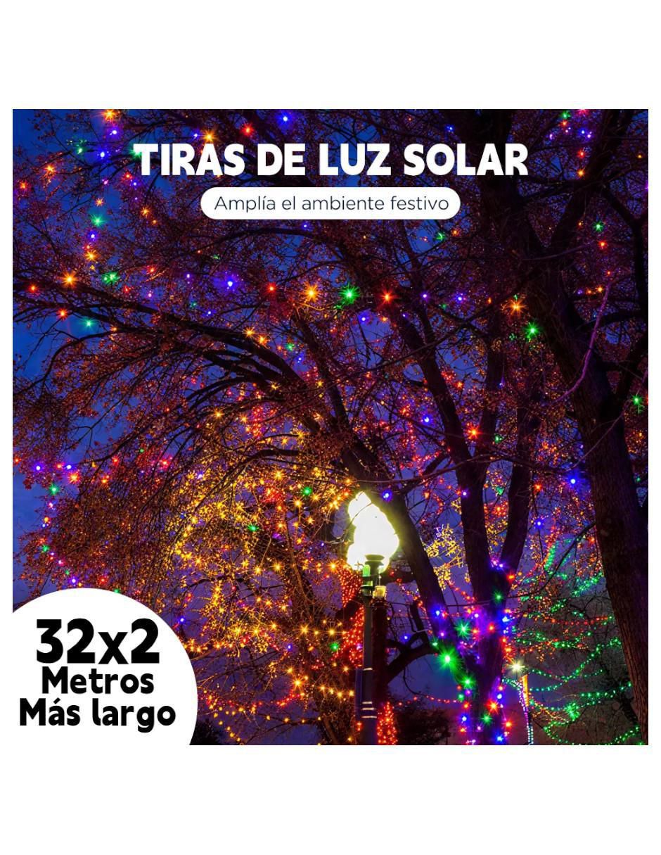 Serie LED Luces solares con 600 focos