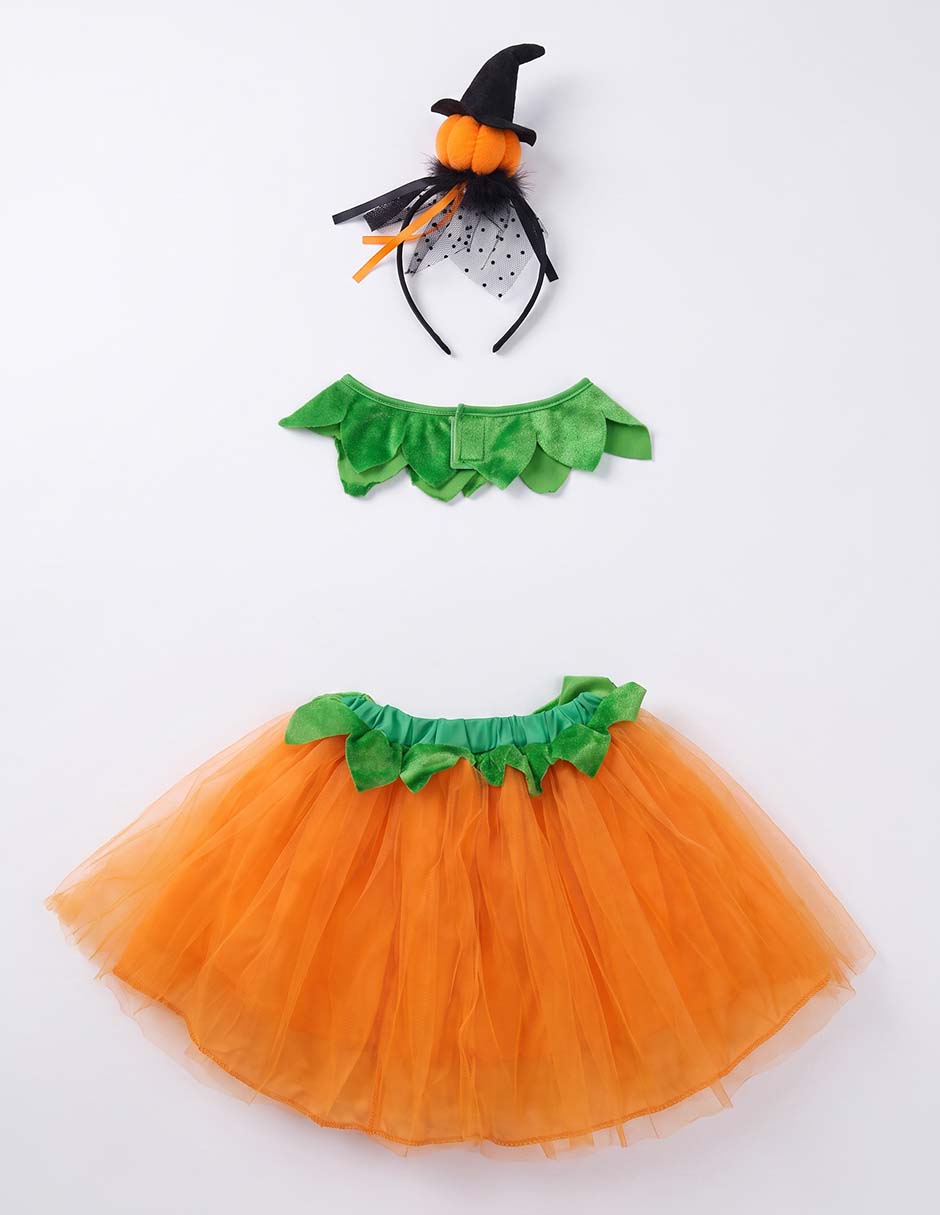 Disfraz de Calabaza para niña 2