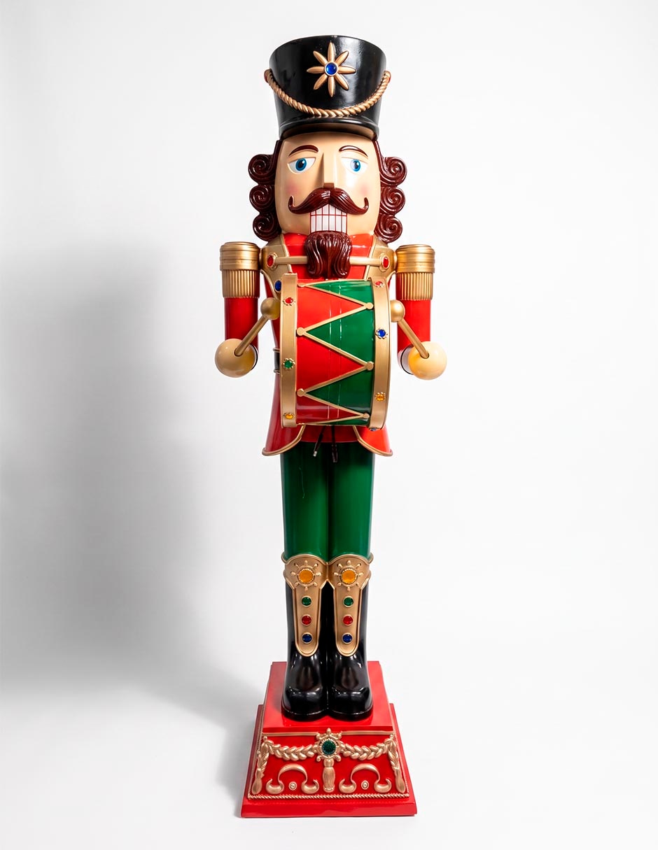 Figura decorativa navideña de cascanueces 1