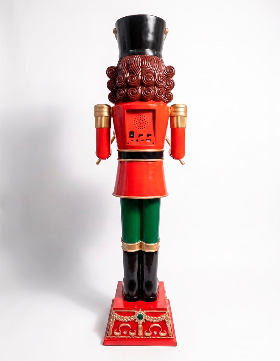 Figura decorativa navideña de cascanueces 2