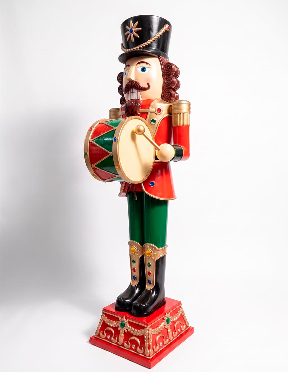 Figura decorativa navideña de cascanueces 3