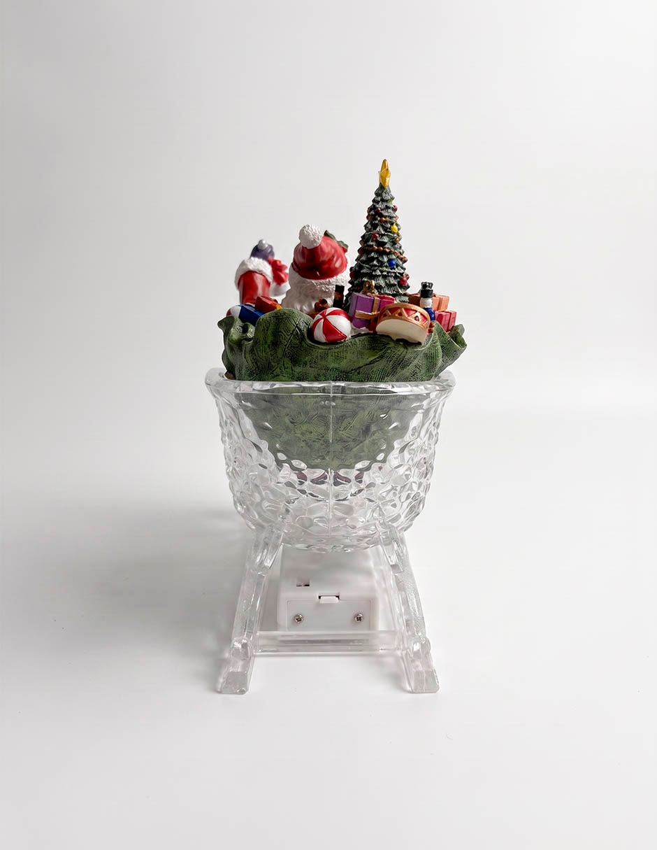 Figura decorativa navideña de trineo Santa Claus 4