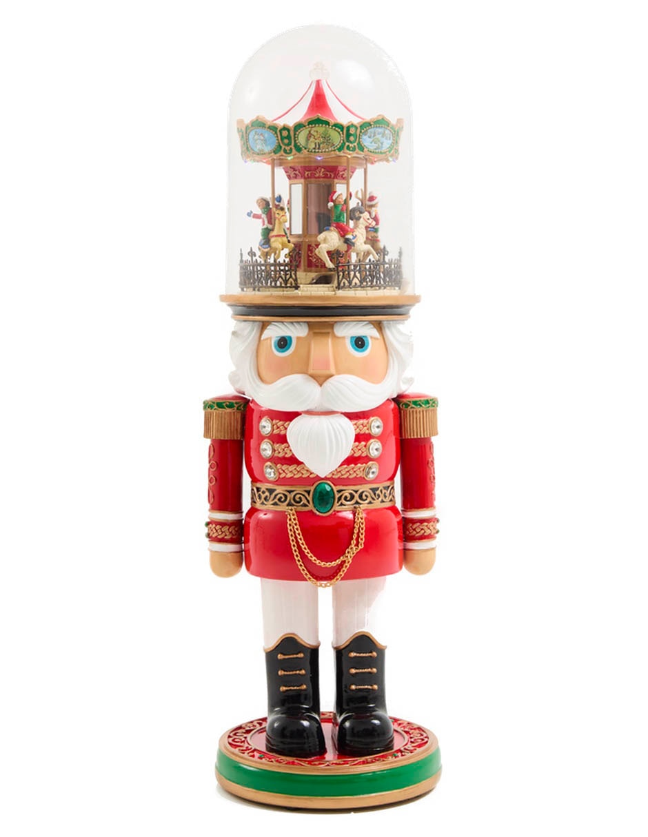 Figura decorativa navideña de cascanueces 1