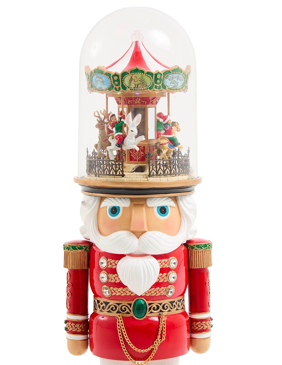 Figura decorativa navideña de cascanueces 4