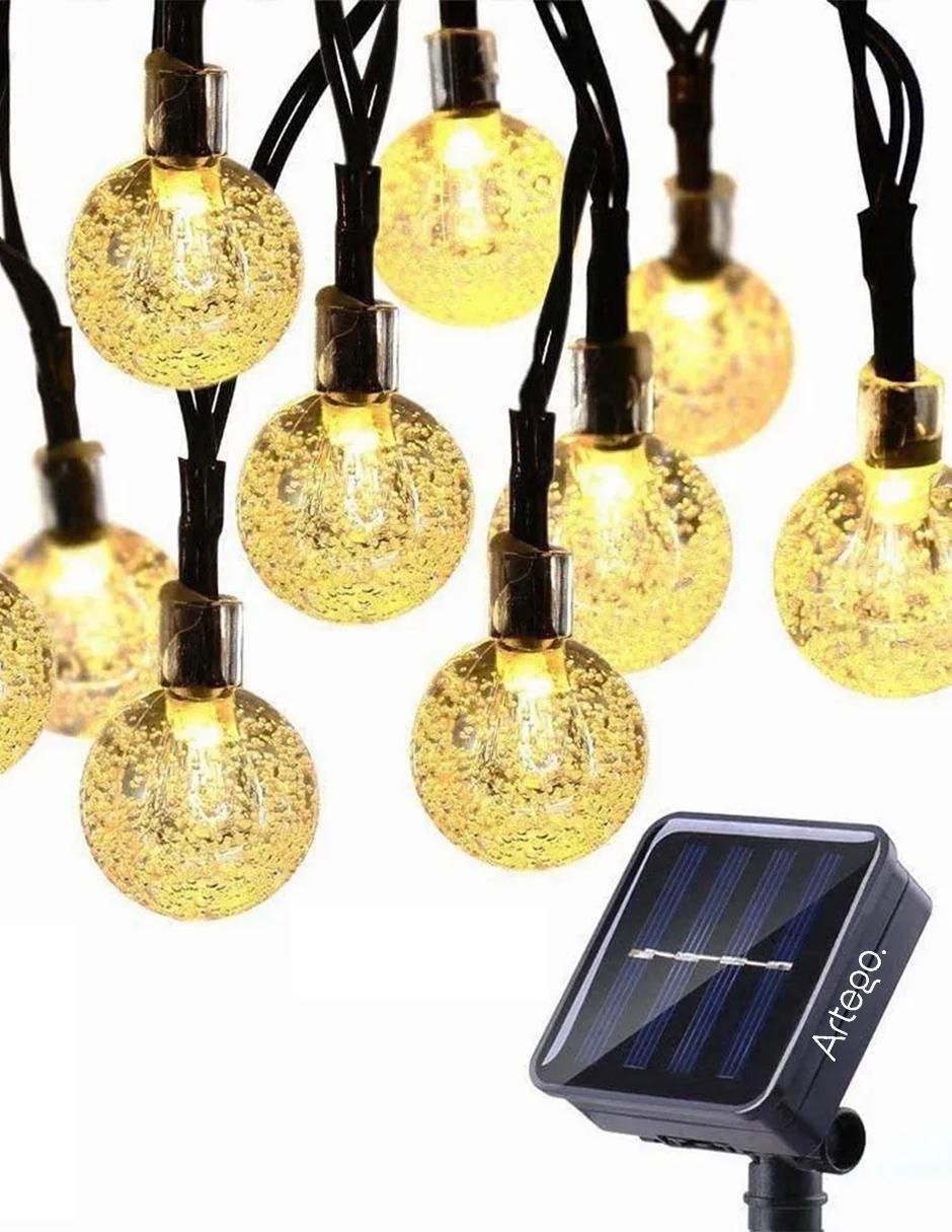 Set luces LED Solar con 100 focos Set luces LED Solar con 100 focos