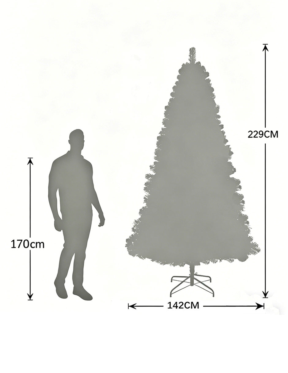 Árbol de navidad con 250 luces 7