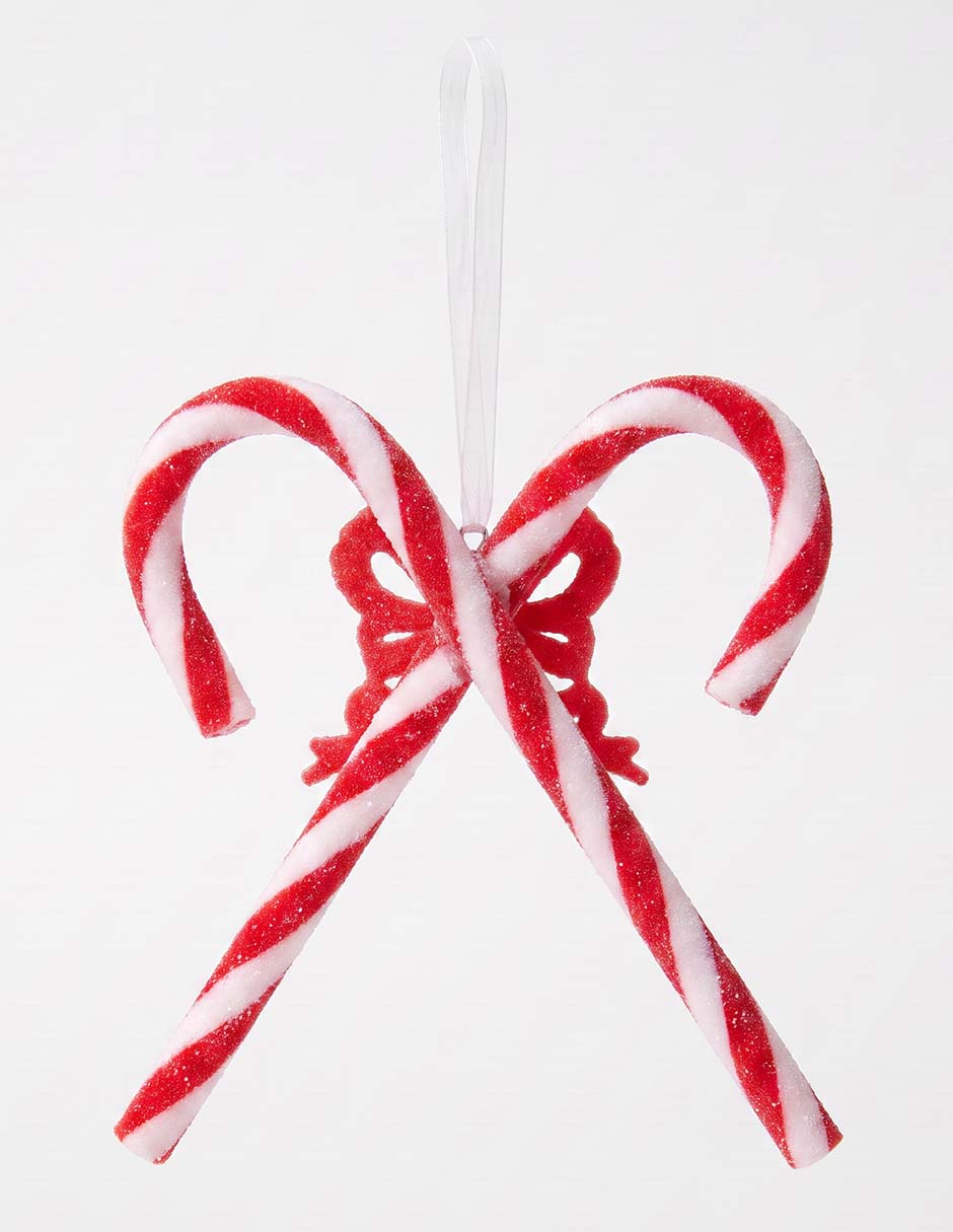 Ornamento navideño bastón de caramelo 4