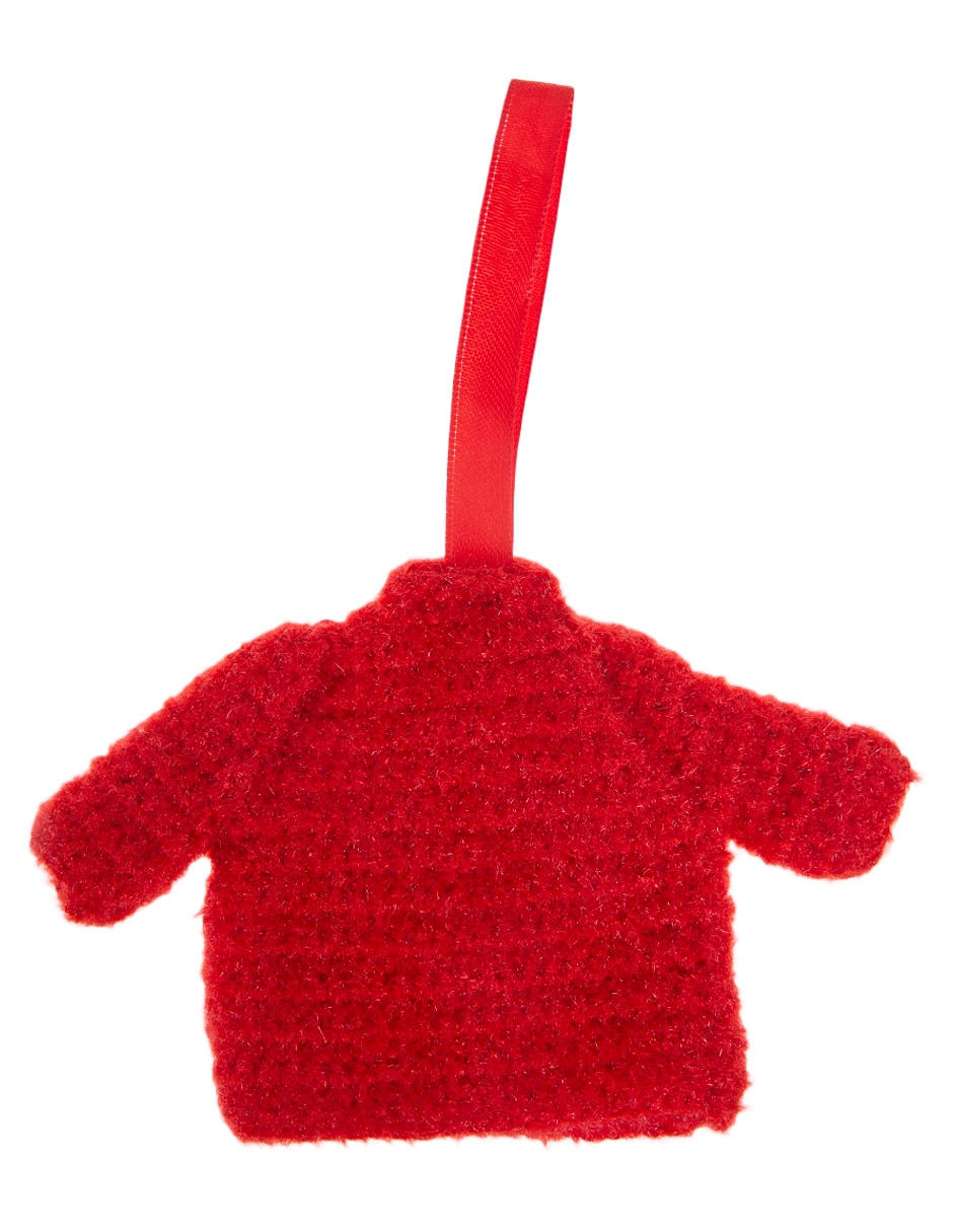 ORNAMENTO SUETER ROJO CON CORAZON 2