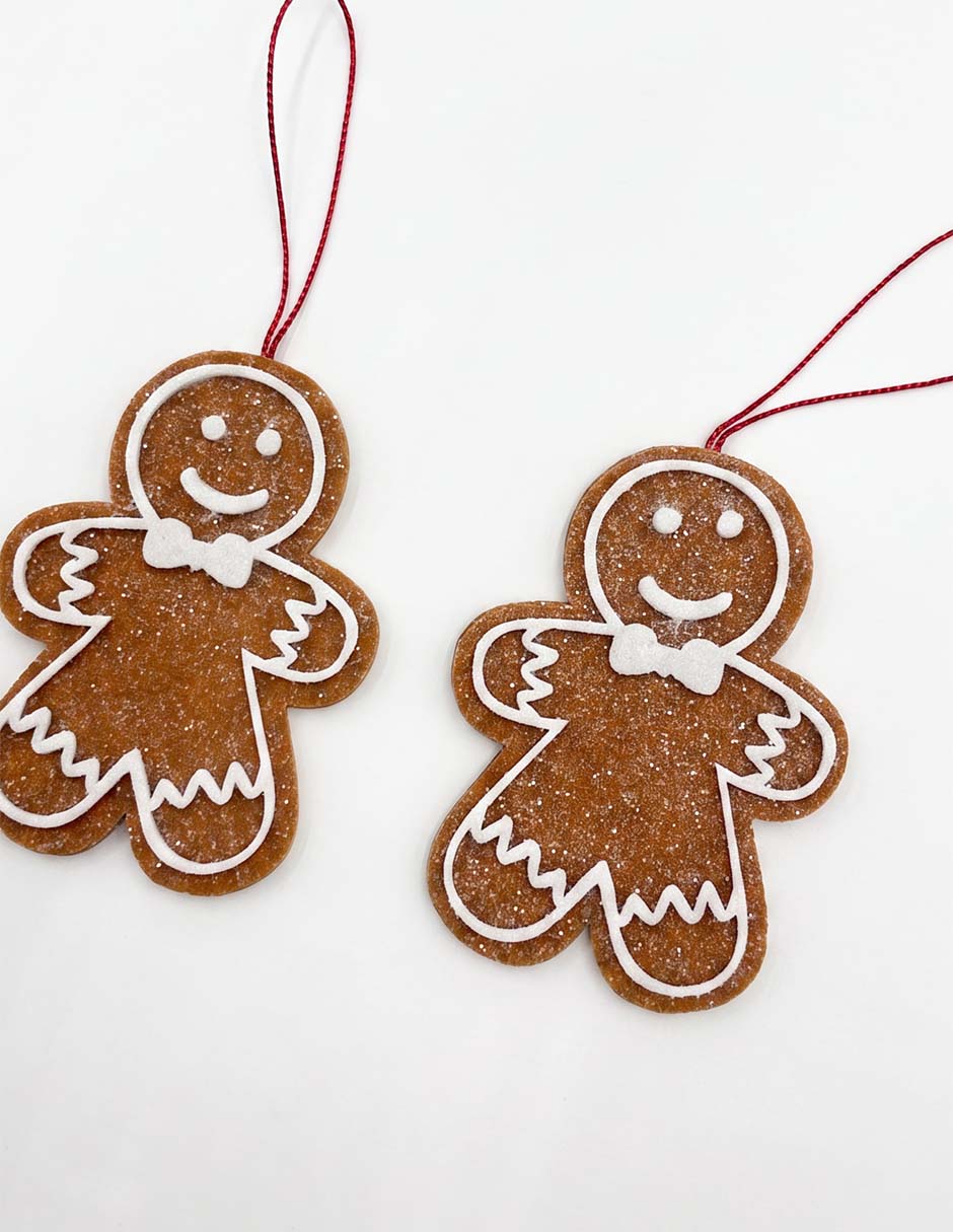 Set de ornamentos galleta de jengibre 2