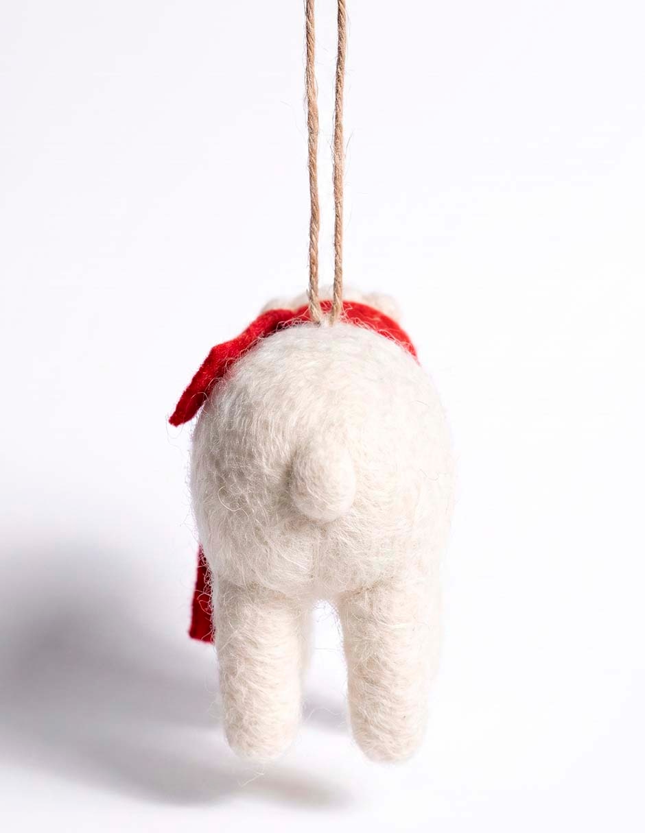 Ornamento navideño oso