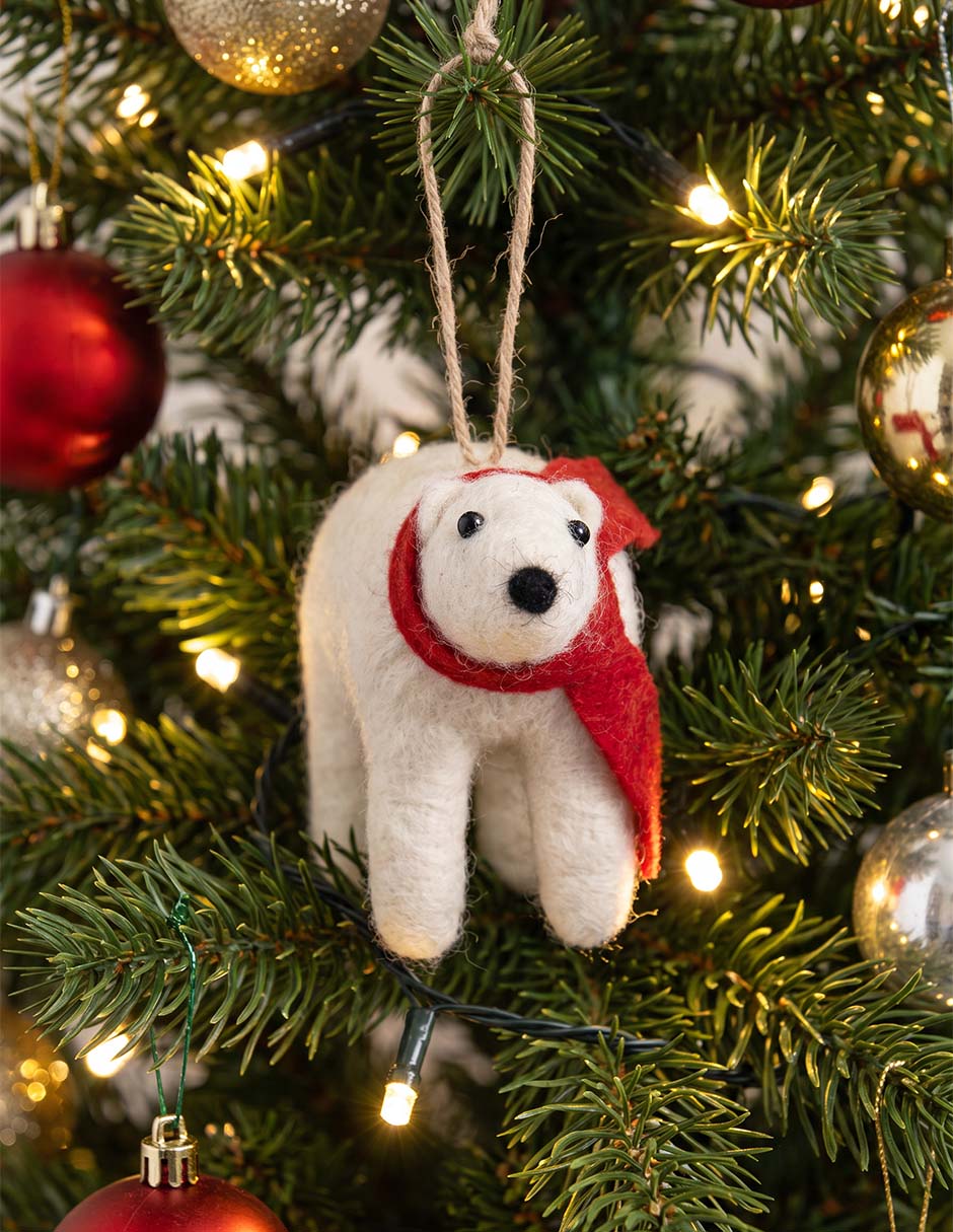 Ornamento navideño oso