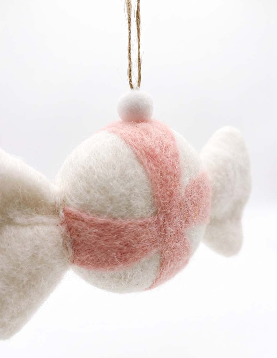 Ornamento navideño caramelo 2