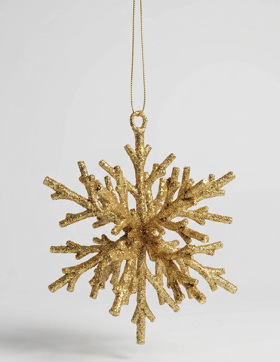 Ornamento de navidad copo de nieve