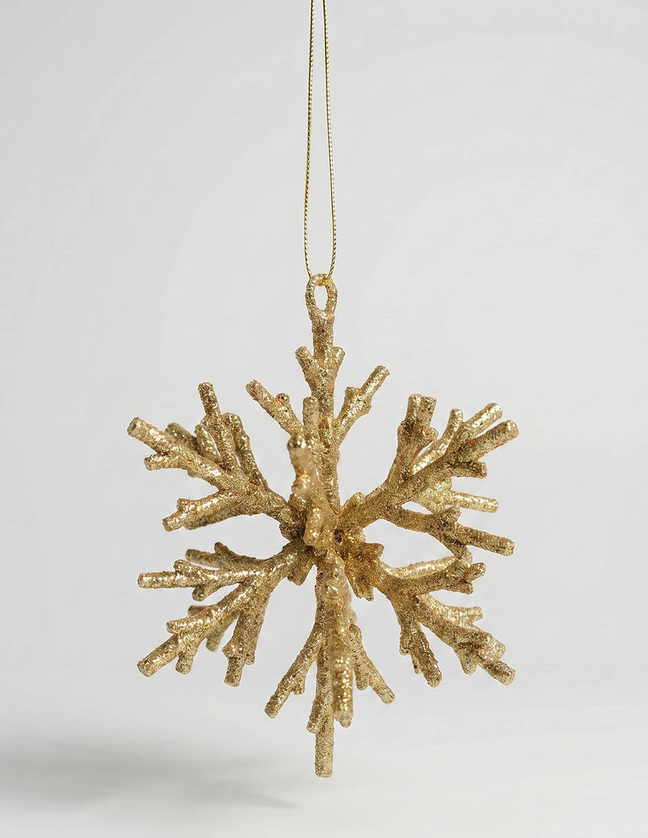 Ornamento de navidad copo de nieve 4