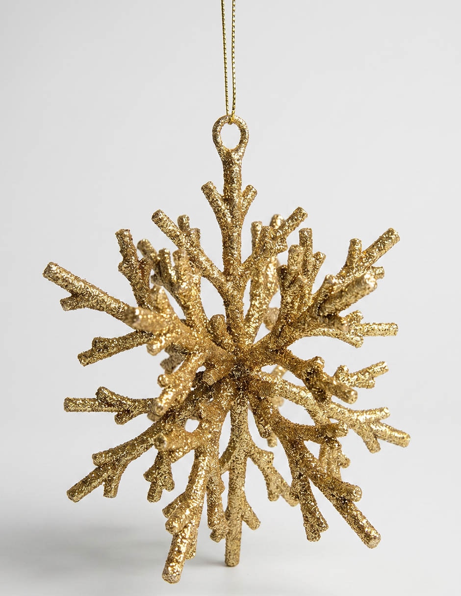 Ornamento de navidad copo de nieve 3