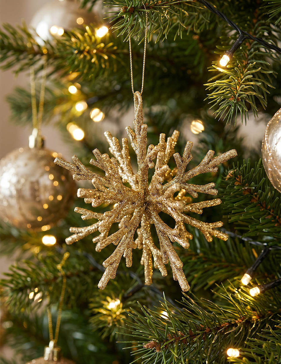 Ornamento de navidad copo de nieve 2