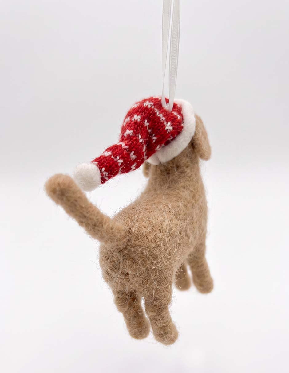 Ornamento navideño perro