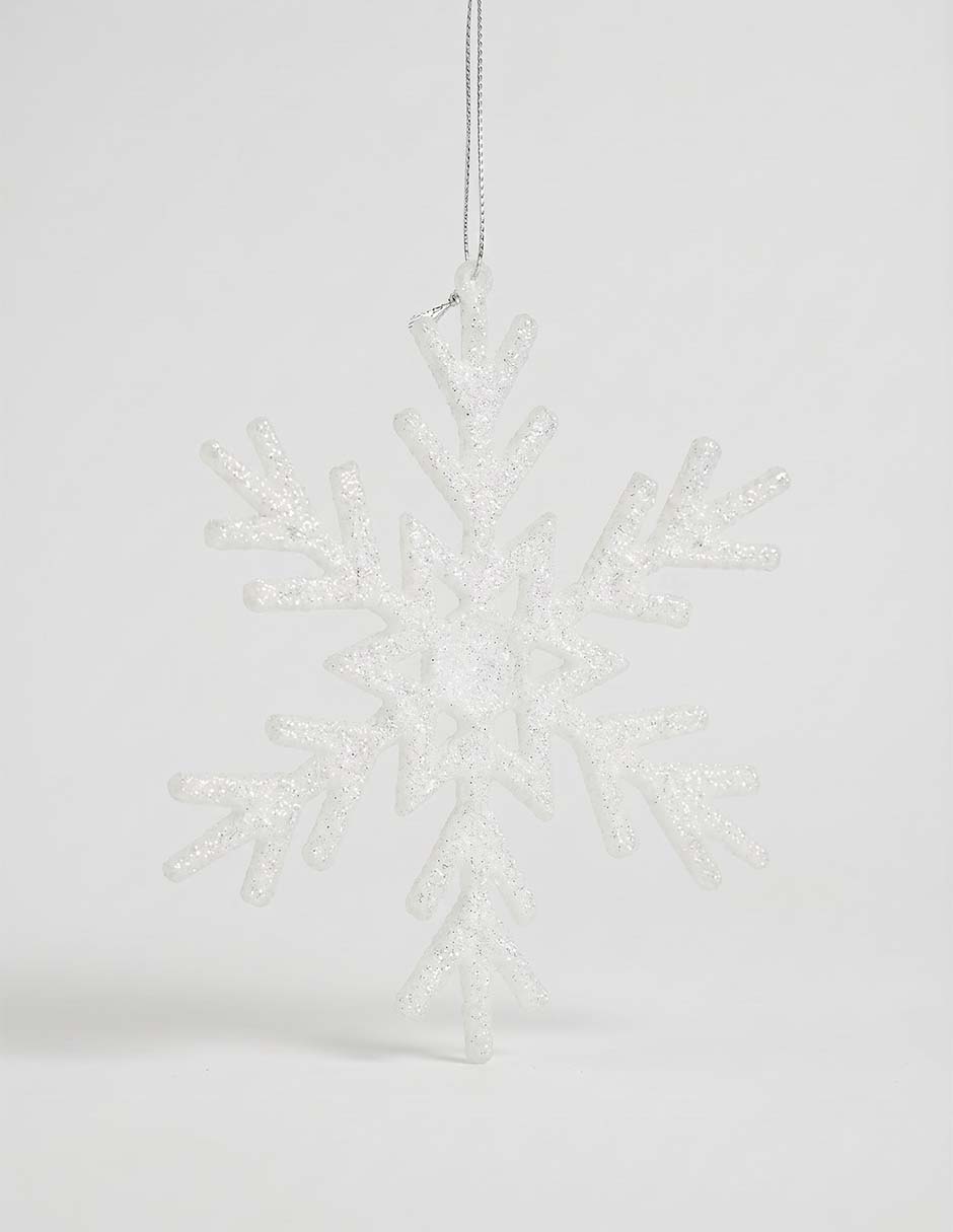 Ornamento Navidad copo de nieve 2