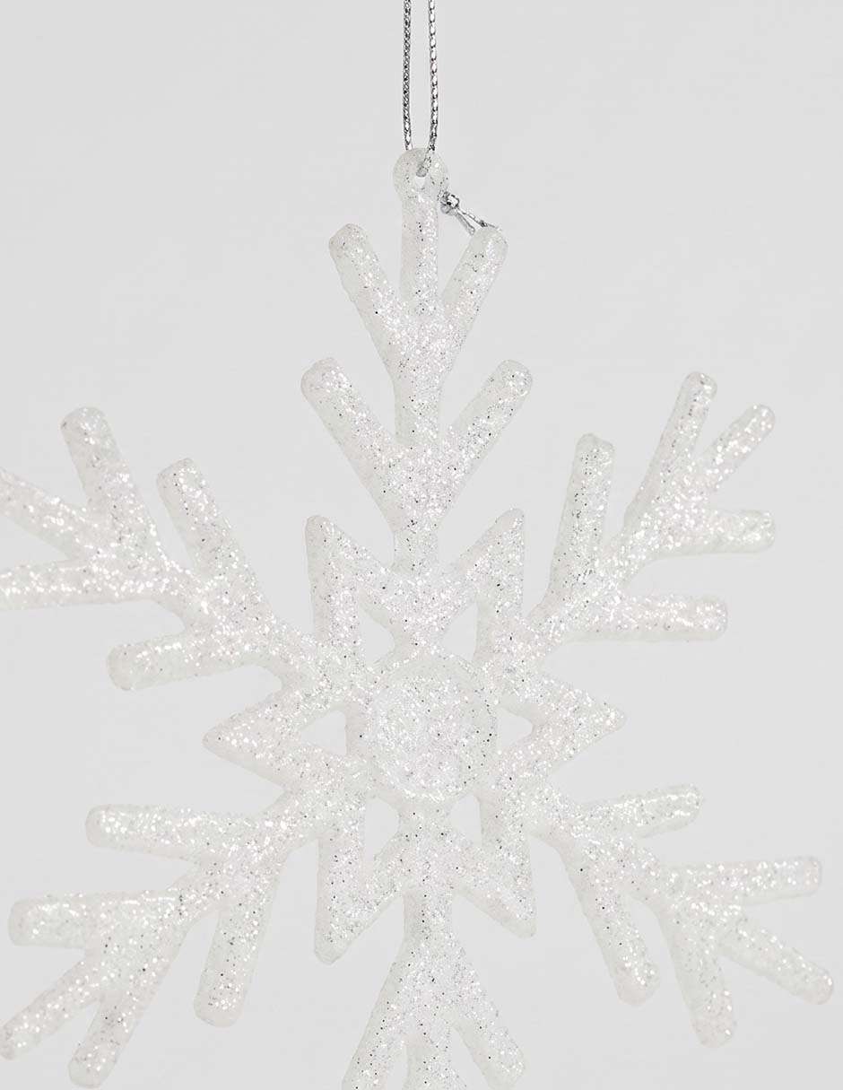 Ornamento Navidad copo de nieve 3