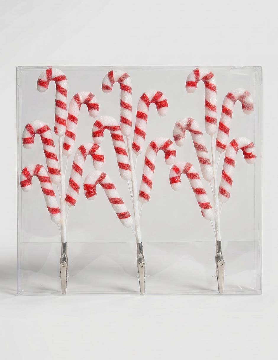 Ornamento Navidad bastones
